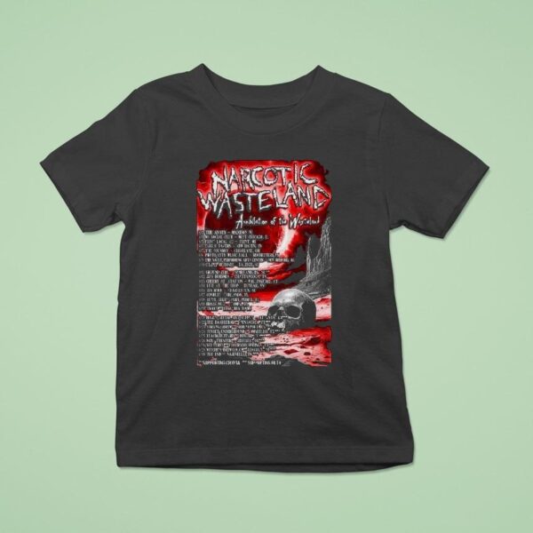 Narcotic Wasteland Annihilation Of The Wicked Fall Tour T Shirt