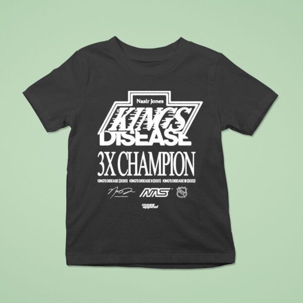 Nasir Jones Los Angeles Kings Disease X Champions T Shirt