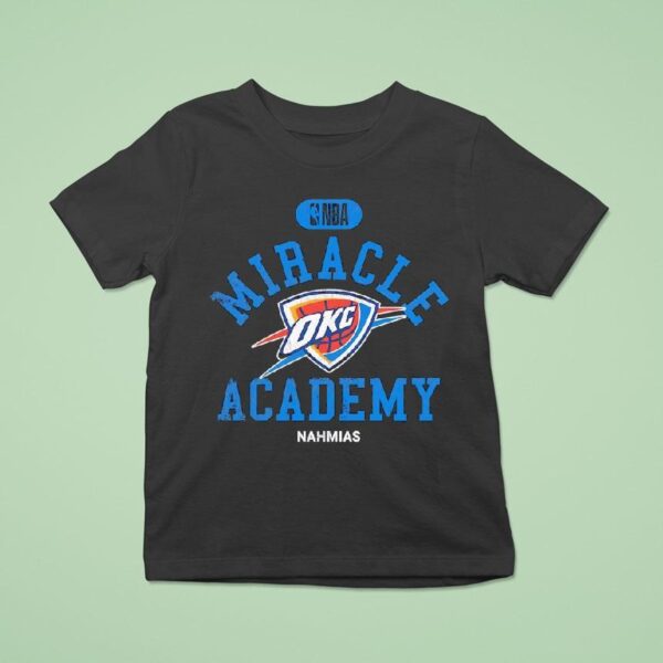 Nba Miracle Academy Oklahoma City Thunder Basketball T Shirt