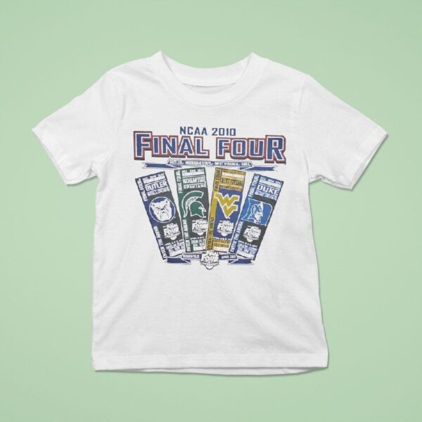 Ncaa Final Four Butler Michigan State West Virginia Duke Vintage T Shirt