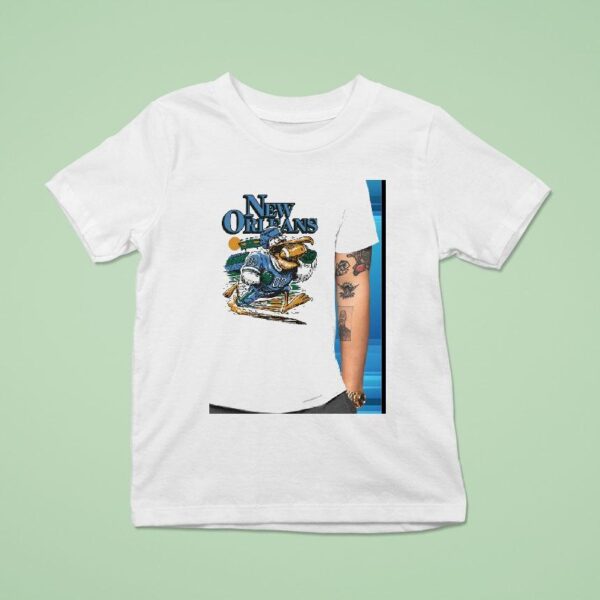 New Orleans Pelicans Football Masco T Shirt