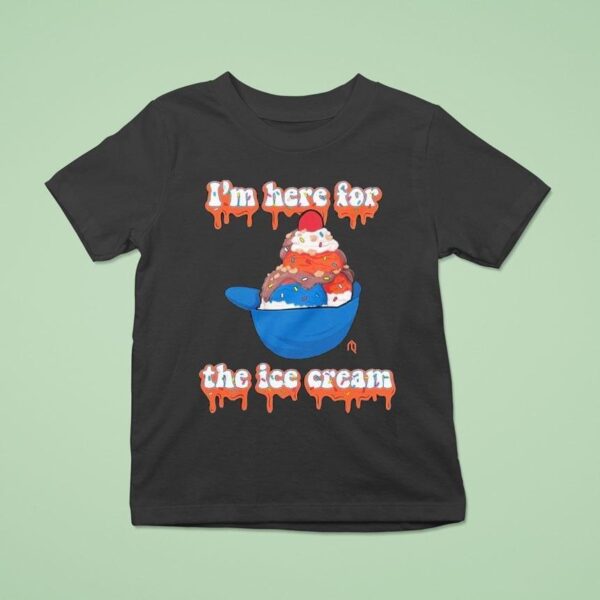 New York Mets I M Here For The Ice Cream Helme T Shirt