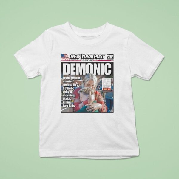 New York Post Late City Final Demonic T Shirt