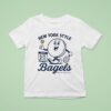New York Style Bagels Served Fresh Daily Tennis T Shirt