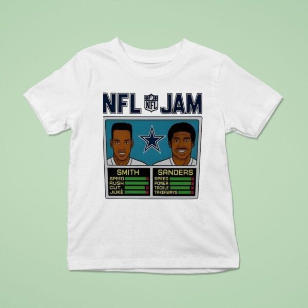 Nfl Jam Smith And Sanders Dallas Cowboys T Shirt