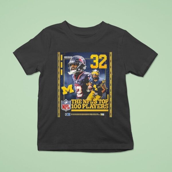 Nico Collins Sports At In On Nfl Top Highlight Nfl American Football Michigan Wolverines T Shirt