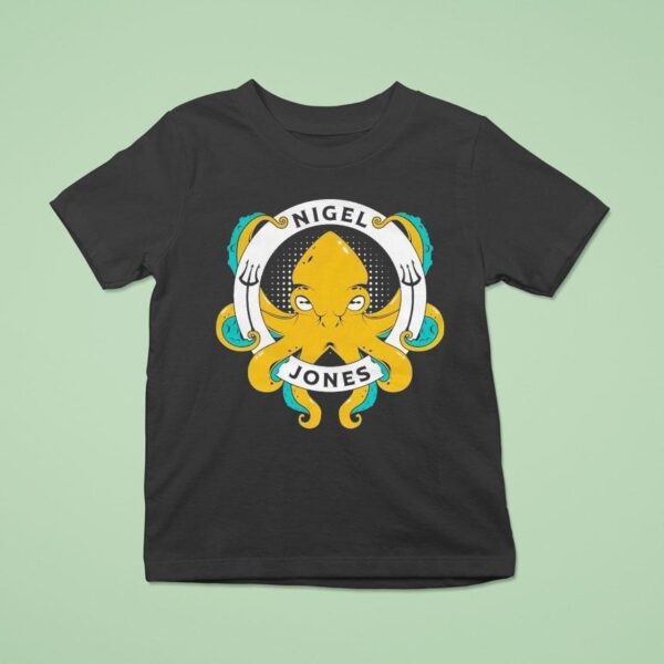 Nigel Jones Octopus Logo T Shirt