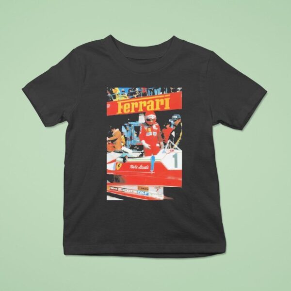 Niki Lauda Number Ferrari T Shirt