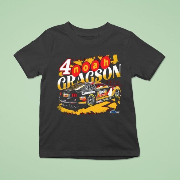 Noah Gragson No Ford Mustang Dark Horse For Front Row Motorsports T Shirt