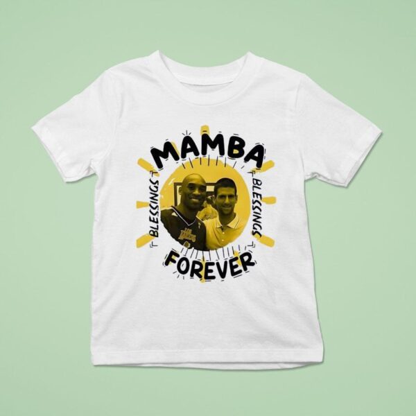 Novak Djokovic Kobe Mamba Forever Blessing T Shirt