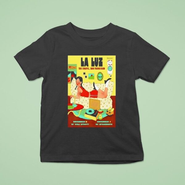 November Show La Luz The Chapel San Francisco T Shirt