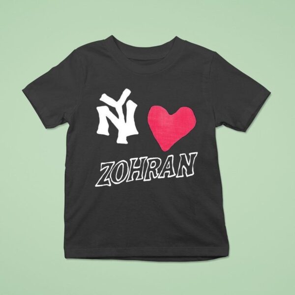 Ny Love Zohran Mamdani New York T Shirt
