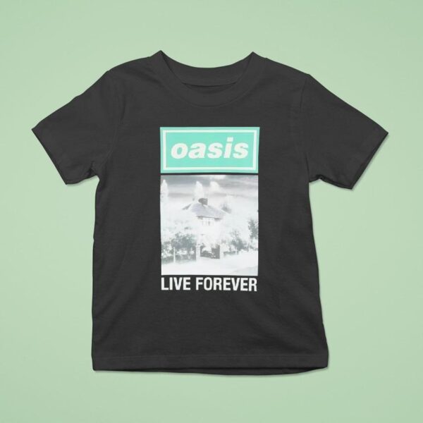 Oasis Live Forever T Shirt