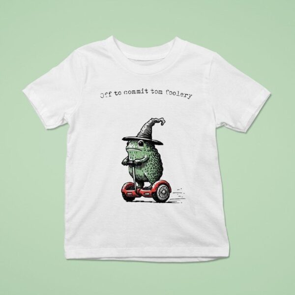Off To Commit Tomfoolery Frog T Shirt