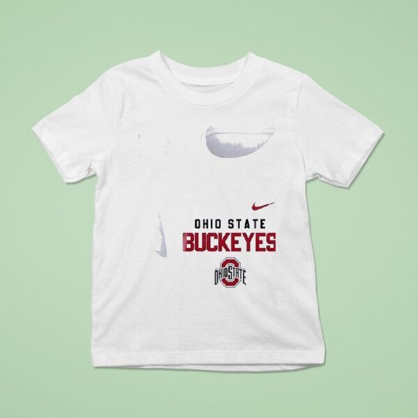 Ohio State Buckeyes Ncaa One Nation Under God Cross Graphic T Shirt