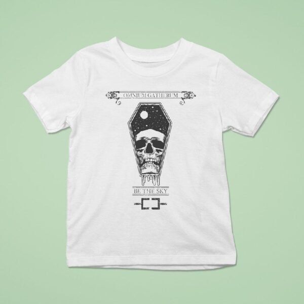 Omnium Gatherum Be The Sky Skull Coffin T Shirt