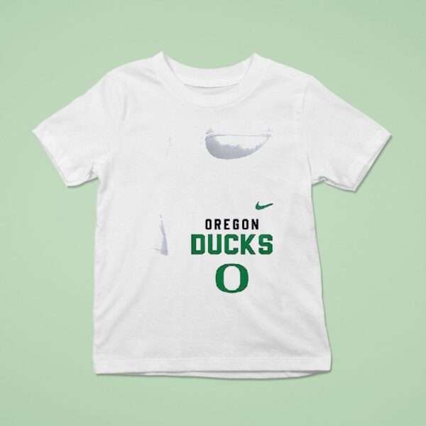 Oregon Ducks Ncaa One Nation Under God Cross Graphic T Shirt