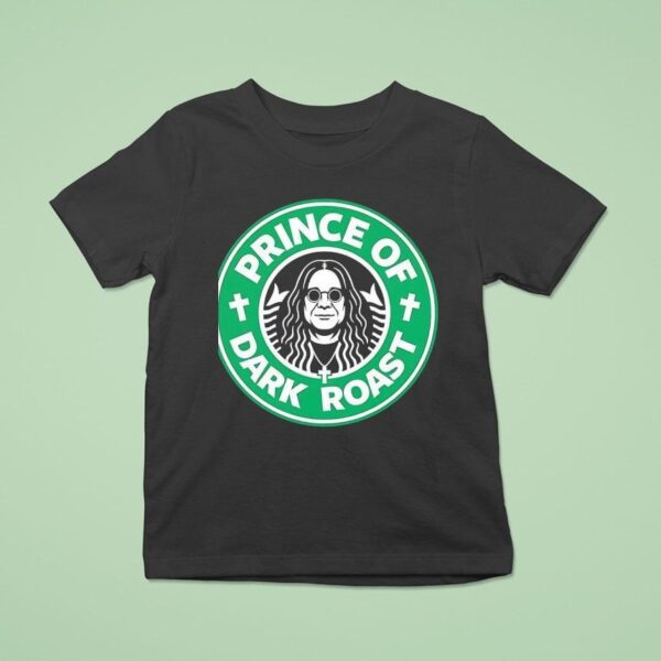 Osbourne Tribute Coffee Prince Of Dark Roas T Shirt