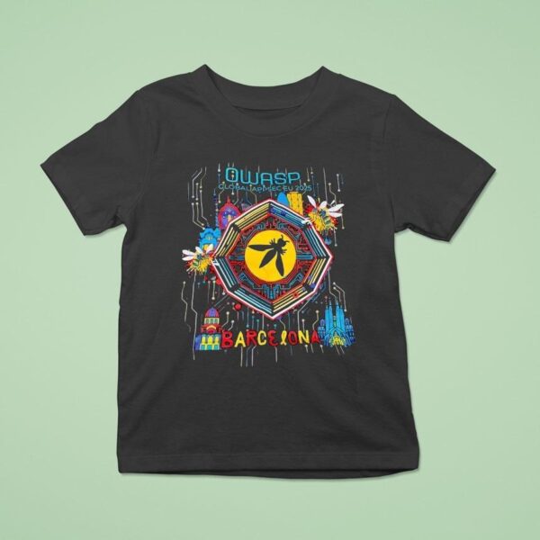 Owasp Global Appsec Eu Barcelona Fc Cartoon T Shirt