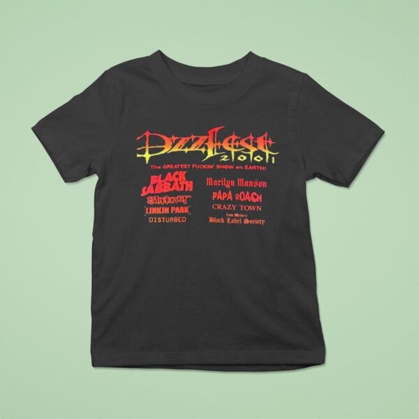Ozzfest The Greatest Fuckin Show On Earth Black Sabbath T Shirt