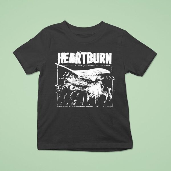 Papa Meat Wearing Heartburn T Shirt