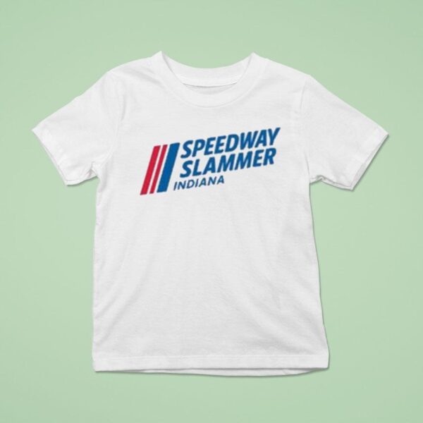 Patriotic Speedway Slammer Indiana T Shirt