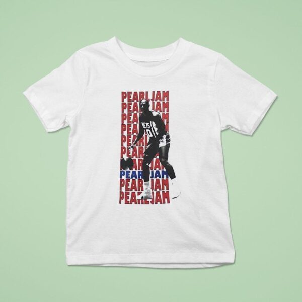 Pearl Jam Julius Erving New York Nets Basketball Vintage T Shirt