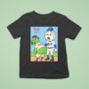 Phillie Phanatic Philadelphia Phillies Ftm Vs Mr Met New York Mets Caricature T Shirt