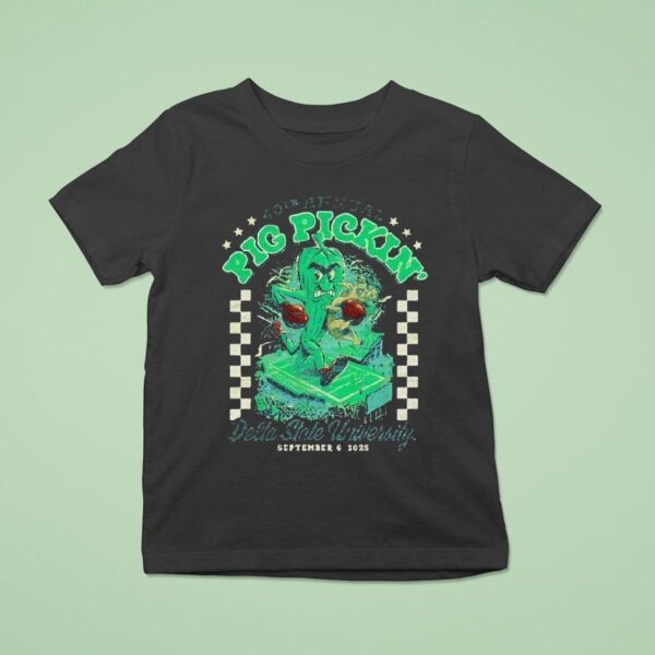 Pig Pickin Th Annual Delta State University September T Shirt