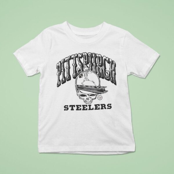 Pittsburgh Slers Nfl X Grateful Dead Skeleton T Shirt