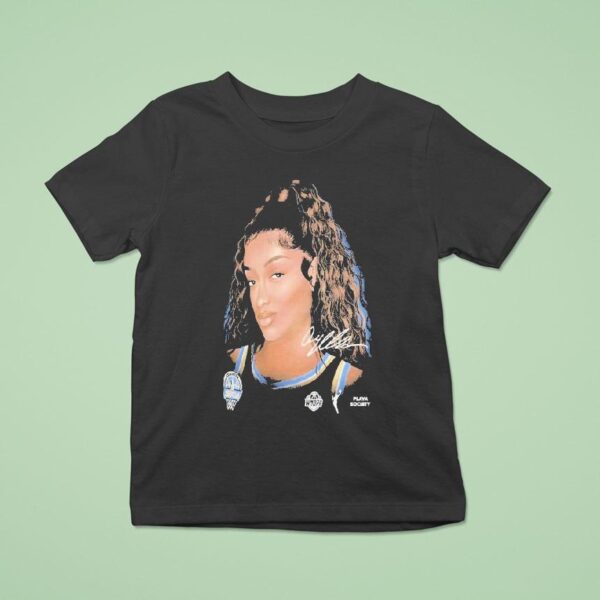 Playa Society Angel Reese Sketch Chicago Sky Angel T Shirt