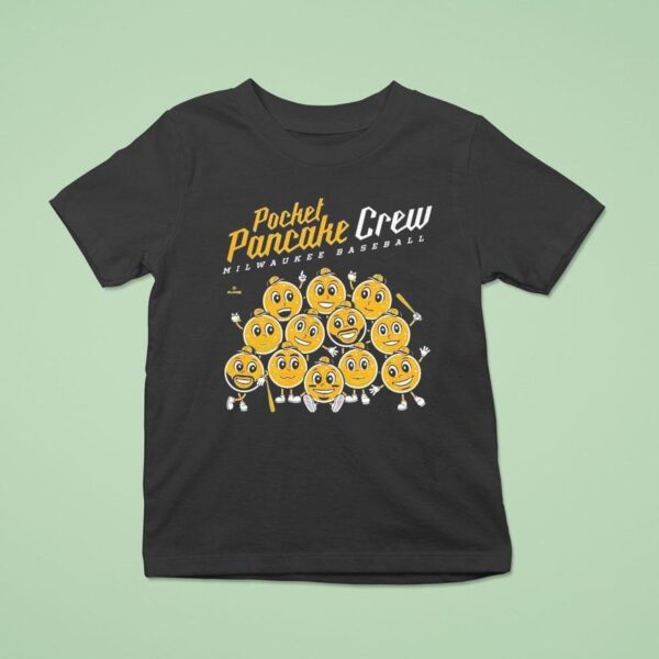 Pocket Pancake Crew Milwaukee Brewers Baseball T Shirt