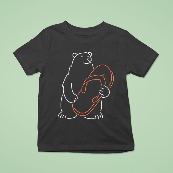 Polar Bear Chancla Neon T Shirt