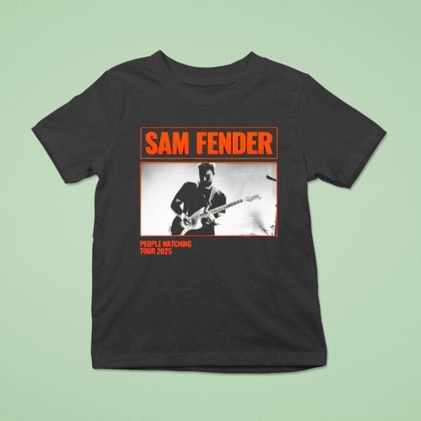 Polydor Sam Fender People Watching Tour Dateback T Shirt