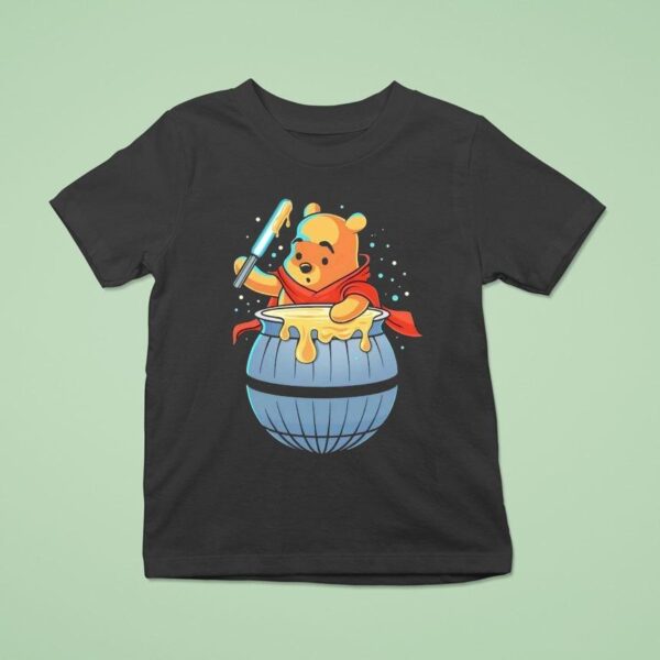 Pooh And A Death Star Honey Po T Shirt