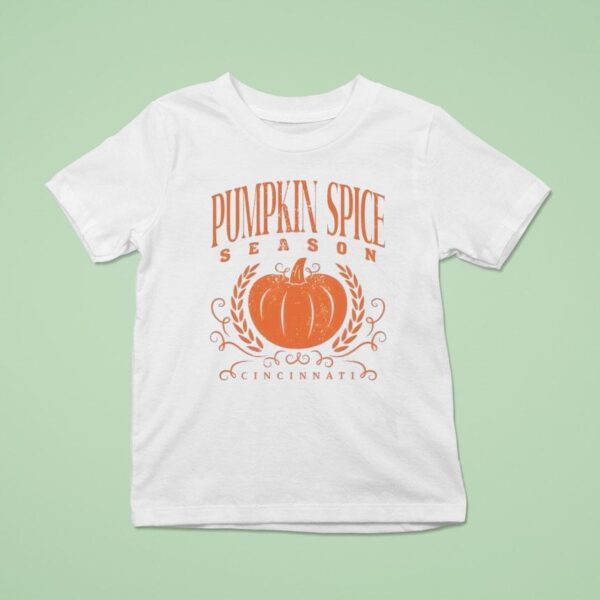 Pumpkin Spice Season Cincinnati Halloween T Shirt