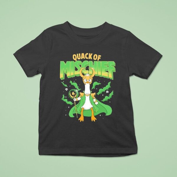 Quack Of Mischief A Duck As Loki T Shirt