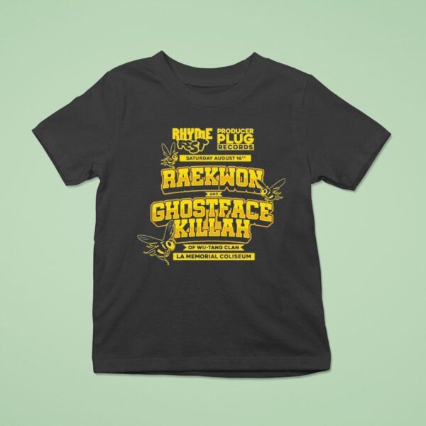 Raekwon X Ghostface Killah Rhyme Fest Bees T Shirt