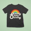 Rainbow Spooky Scary Sunday T Shirt
