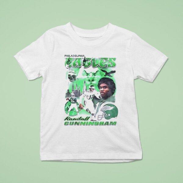 Randall Cunningham Philadelphia Eagles Football Retro T Shirt