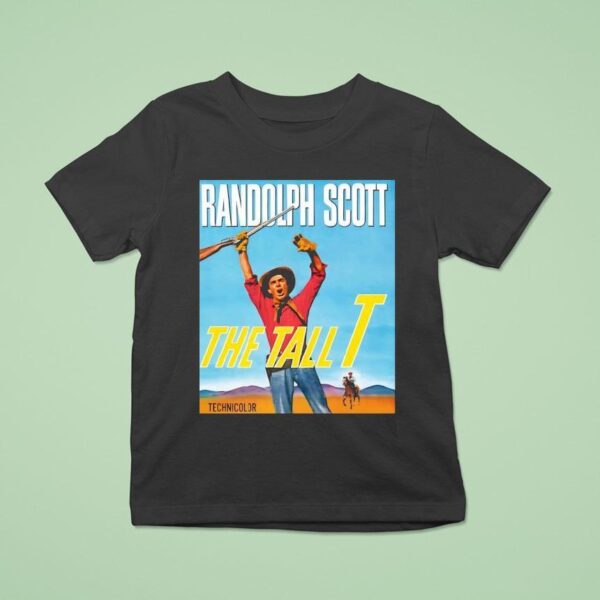 Randolph Scott The Tall T Technicolor T Shirt