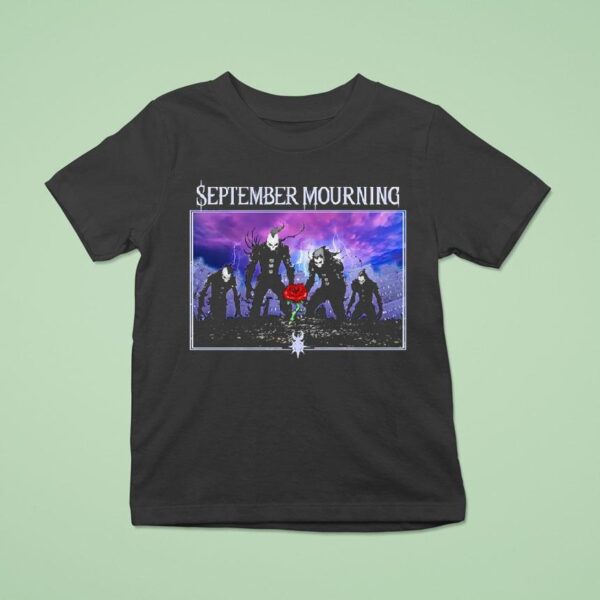Reaper Rose September Mourning Graphic T Shirt