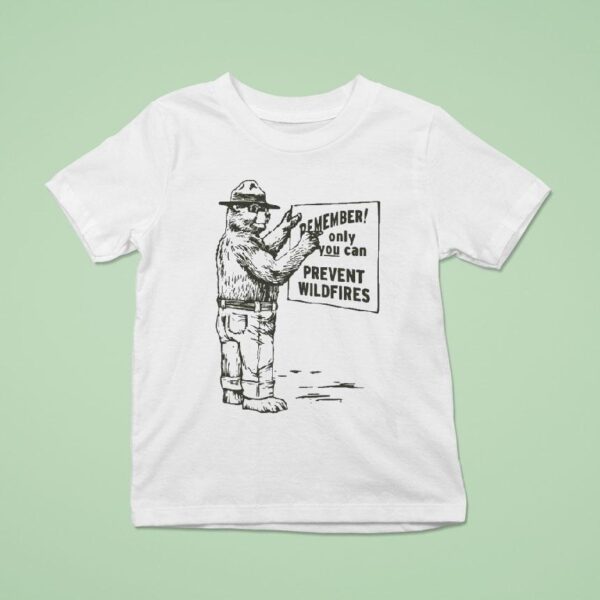 Remember Only You Can Prevent Wildfires Smokey Bear T Shirt