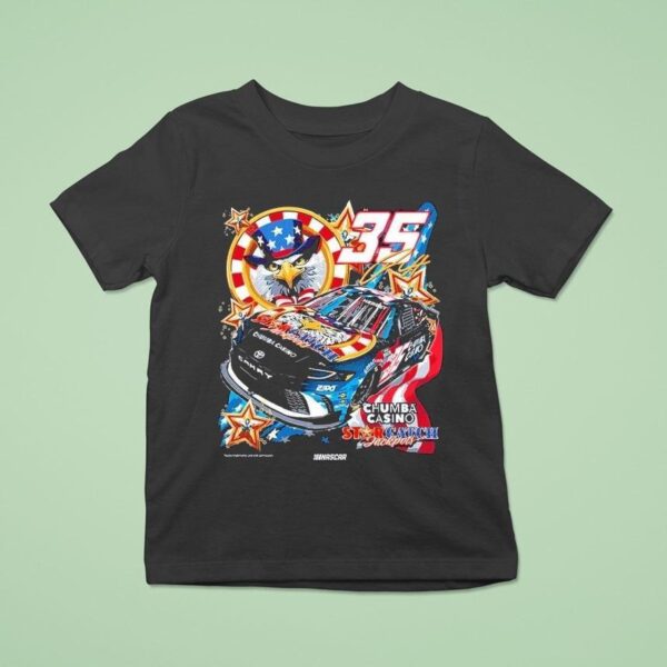 Riley Herbst Chumba Casino Xi Racing Nascar Eagle T Shirt