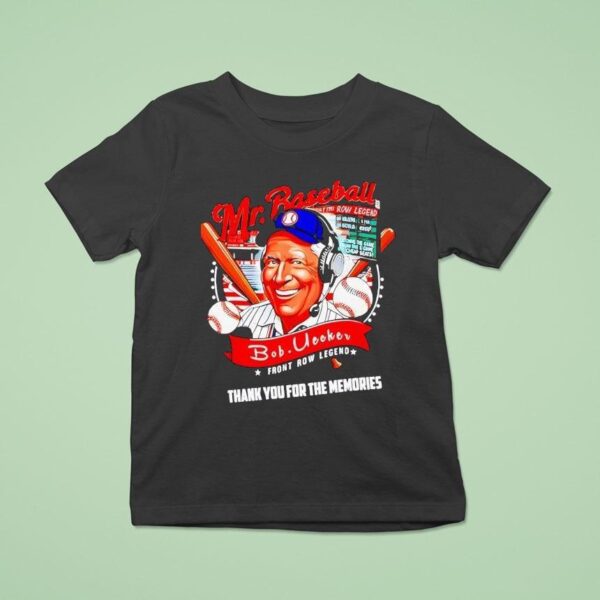 Rip Bob Uecker Front Row Legend Thank You For The Memories T Shirt