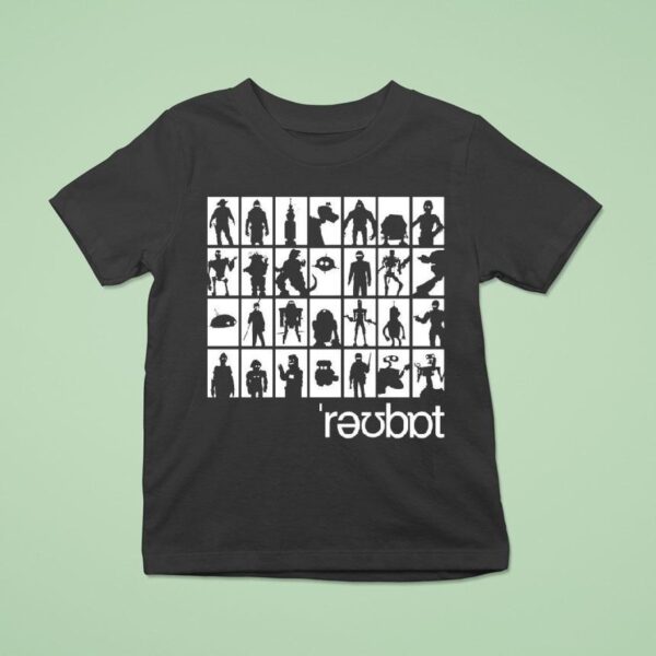 Robotic Characters From Tv And Film T Shirt