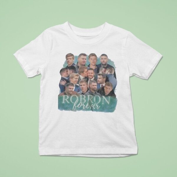 Robron Forever Robert Sugden And Aaron Dingle Kiss T Shirt