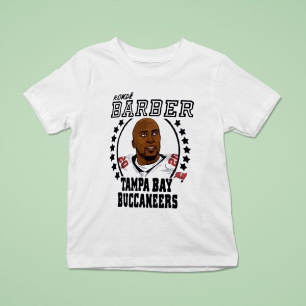 Ronde Barber Tampa Bay Buccaneers Football Cartoon T Shirt