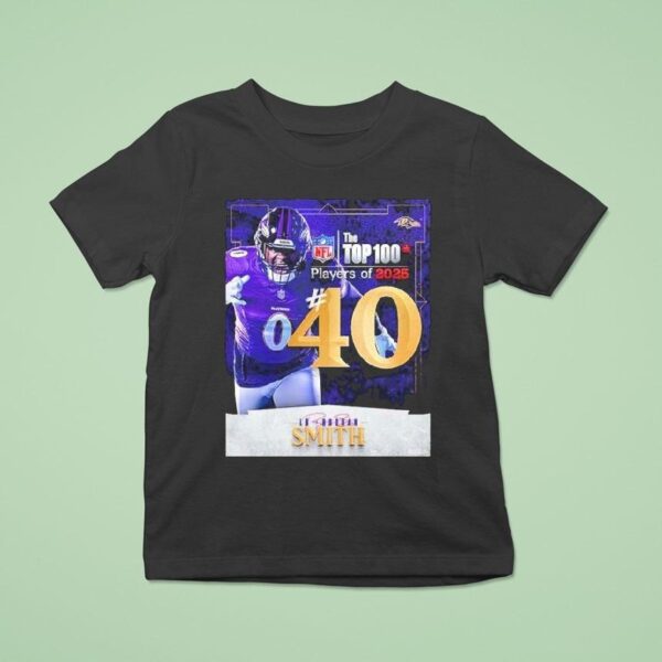 Roquan Smith Nfl Top Players Number Baltimore Ravens Linebacker American Football T Shirt