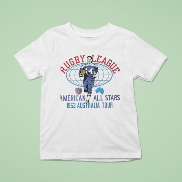 Rugby League American All Stars Australia Tour T Shirt